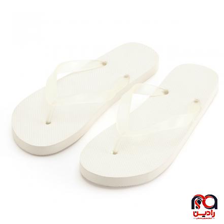 عرضه دمپایی پلاستیکی سفید به قیمت عمده