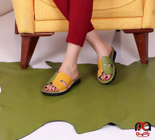 توزیع دمپایی روفرشی چرمی دخترانه با بالاترین کیفیت