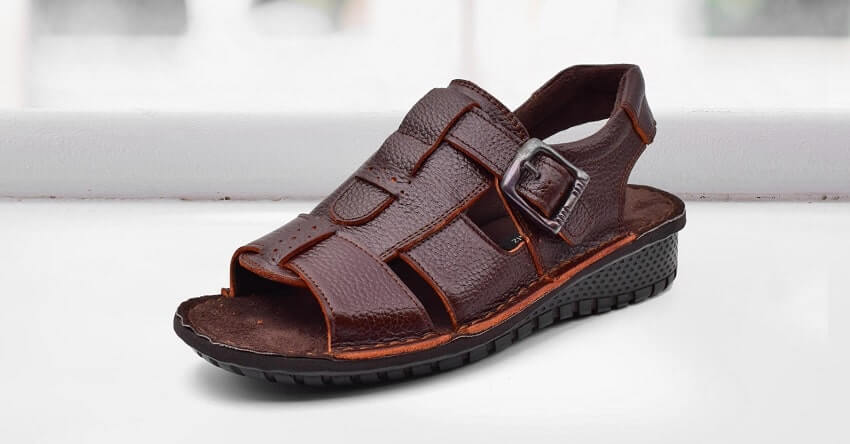 صندل مردانه چرم