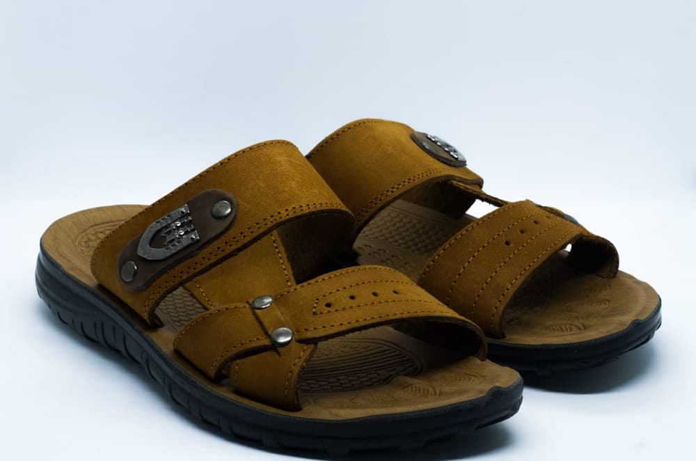 صندل مردانه چرم با دوخت استاندارد و بسیار عالی